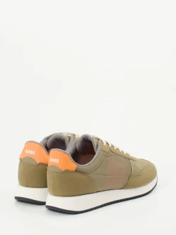 – Retro-Sneaker aus Veloursleder Khaki*Boss Discount