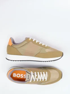 – Retro-Sneaker aus Veloursleder Khaki*Boss Discount