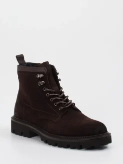 – Schnürboots aus Veloursleder dunkel*Boss Discount