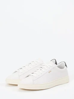 – Sneaker aus Glattleder in Offwhite*Boss Sale