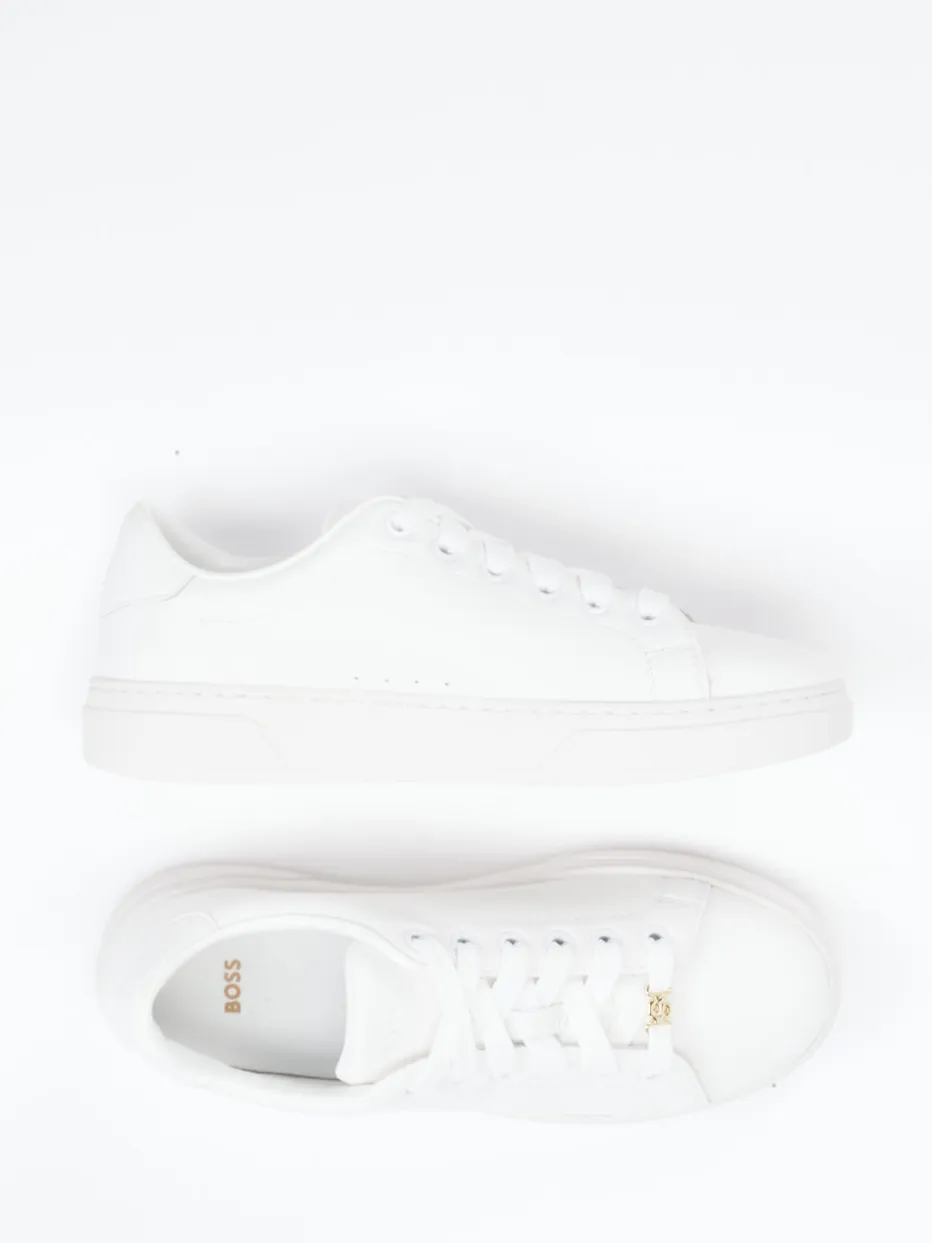 Damen Boss – Sneaker aus Kalbleder in