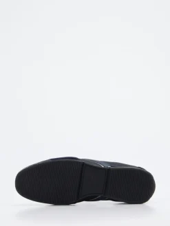 Herren Boss – Sneaker aus Kalbleder und Velours dunkel