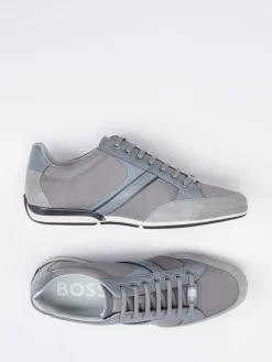 – Sneaker aus Kalbleder und Veloursleder*Boss Discount