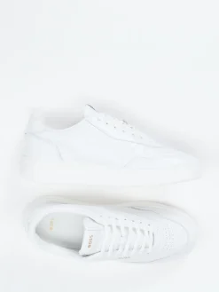 Damen Boss – Sneaker aus Kalbleder in