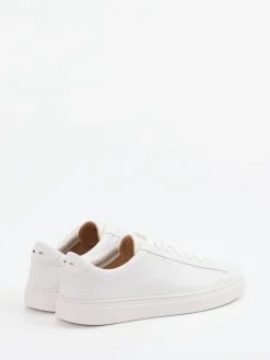 – Sneaker aus Leder in Off-White*Boss