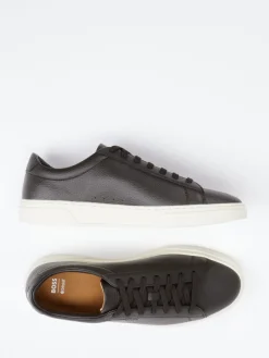 – Sneaker aus Leder in Dunkel*Boss Online