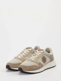 – Sneaker aus Leder-Mesh-Mix in*Boss Best