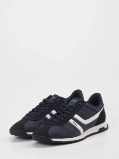 – Sneaker aus Textil und Veloursleder Dunkel*Boss Online