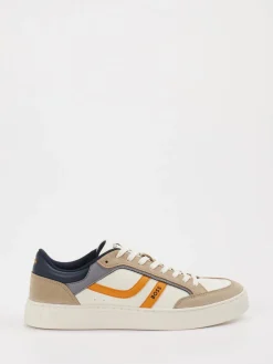 Herren Boss – Sneaker aus Velour/Leder im Color-Blocking