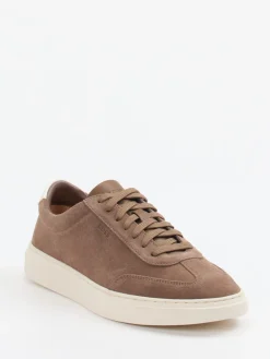 – Sneaker aus Veloursleder taupefarben*Boss Clearance