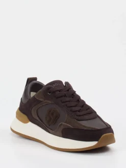 – Sneaker aus Veloursleder dunkel*Boss Discount