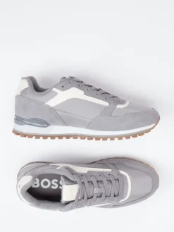 – Sneaker aus Velour/Textil in*Boss