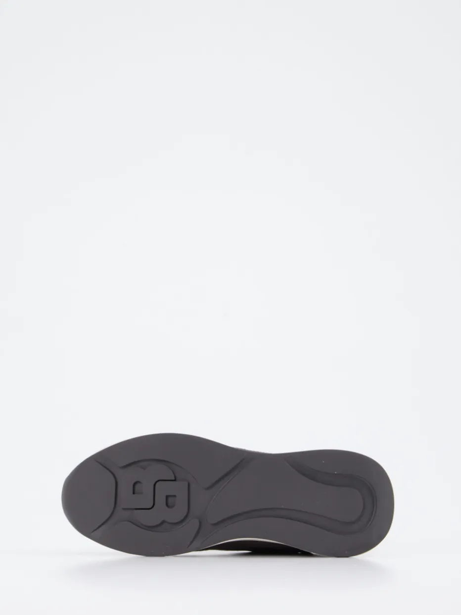 Damen Boss – Sneaker aus Velour/Textil Anthrazit