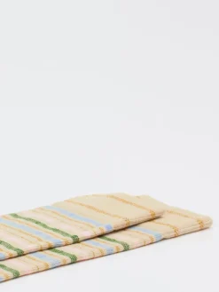 Damen Burlington – Crew Socken aus Textil mit Pastellstreifen