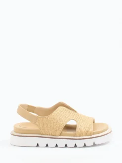 – Plateau-Sandalen aus Kalbleder geflochten*CAFèNOIR Online