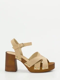 – Plateau-Sandalen aus Veloursleder*CAFèNOIR Best