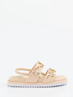 Damen CAFèNOIR – Sandalen aus Kalbleder mit Strass