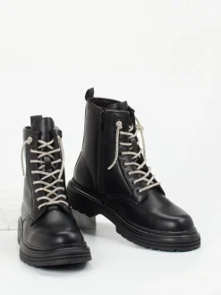 – Schnürboots aus Glattleder*CAFèNOIR Clearance