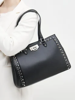 Damen CAFèNOIR – Shopper aus Synthetikleder in