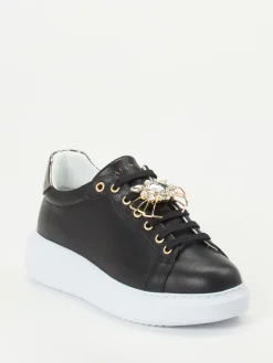 Damen CAFèNOIR – Sneaker aus Lammleder mit Schmuckdetails