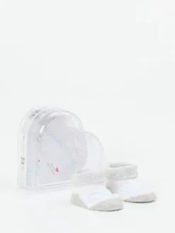 – Neugeborenen-Söckchen aus Textil Weiß-*Camano Best