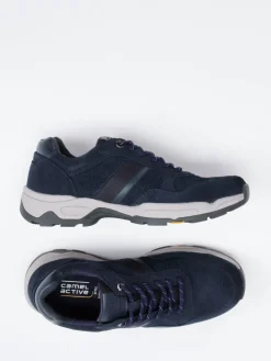 Herren Camel Active – Outdoor-Sneaker aus Veloursleder Dunkel