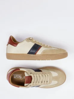 – Retro-Sneaker aus Leder in*Camel Active Discount