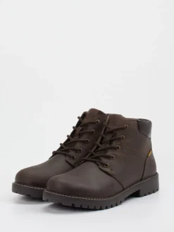 Herren Camel Active – Schnürboots aus Fettleder Dunkel