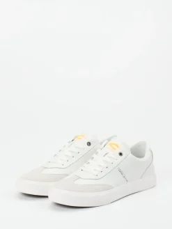 Herren Camel Active – Sneaker aus Kalbleder Off-White