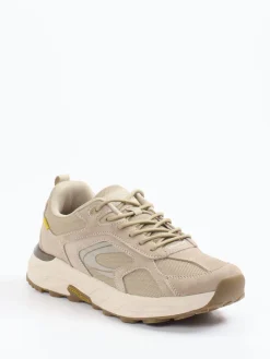 Herren Camel Active – Sneaker aus Nubukleder und Mesh taupe