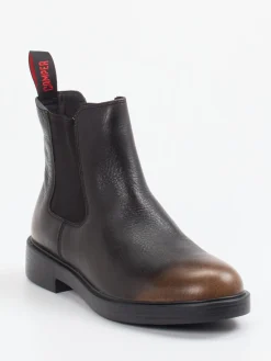 – Chelsea Boots aus Glattleder Dunkelbraun*Camper Discount