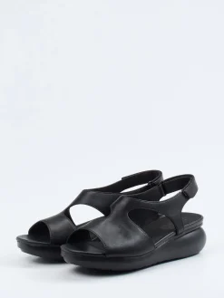 Damen Camper – Keilsandalette aus Kalbleder