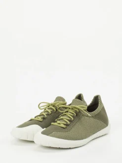 – Low-Top-Sneaker aus Textilstrick Oliv*Camper Hot