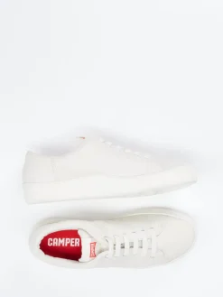 Damen Camper – Sneaker aus Kalbleder in Creme