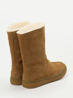 – Winterstiefel aus Nubukleder Cognac*Camper Sale