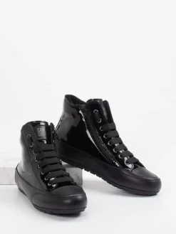 – High-Top Sneaker aus Lackleder*Candice Cooper Online