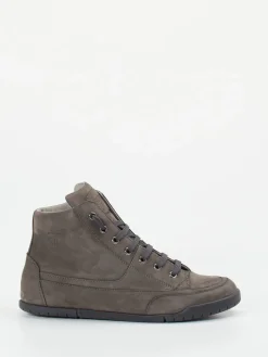 – High-Top Sneaker aus Nubukleder Anthrazit*Candice Cooper Clearance