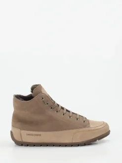 Herren Candice Cooper – High-Top Sneaker aus Nubukleder taupe