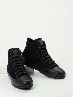 – High-Top Sneaker aus Veloursleder*Candice Cooper Discount