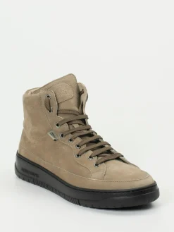 Herren Candice Cooper – High-Top-Sneaker aus Nubukleder taupe