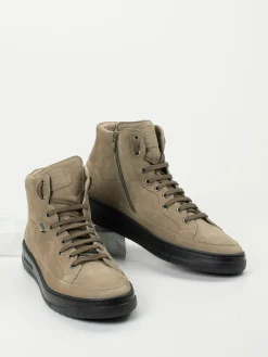 Herren Candice Cooper – High-Top-Sneaker aus Nubukleder taupe