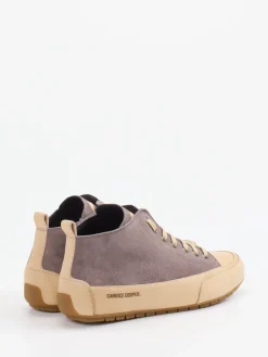 Damen Candice Cooper – Mid-Top Sneaker aus Leder taupe