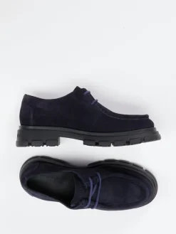 Damen Candice Cooper – Schnürschuh aus Veloursleder Dunkel