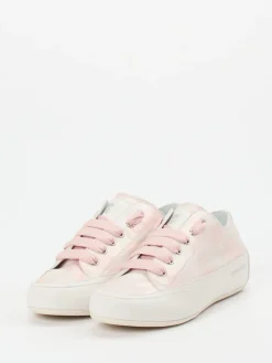 – Sneaker aus geprägtem Leder rosémetallic*Candice Cooper Online