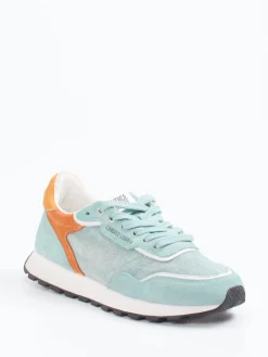 Damen Candice Cooper – Sneaker aus Veloursleder hell