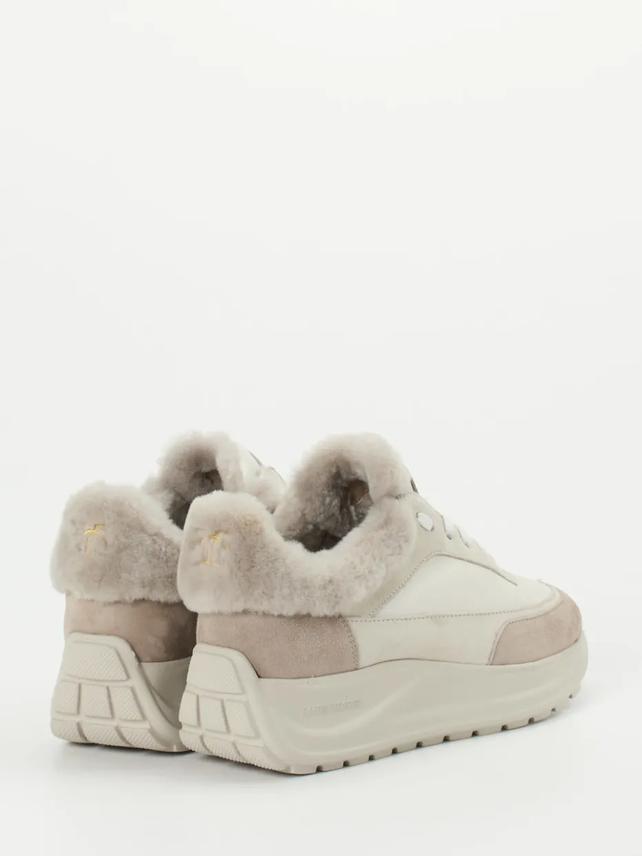 – Sneaker aus Kalbleder mit Fellfutter*Candice Cooper New