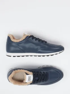 Damen Candice Cooper – Sneaker aus Lederimitat in Dunkel