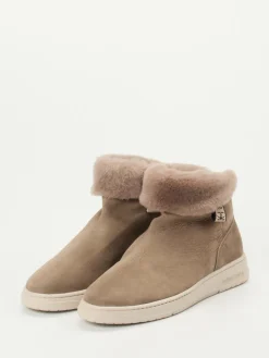 – Stiefeletten aus Nubukleder taupe*Candice Cooper Outlet