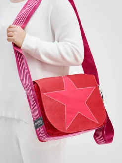 – Messenger Bag aus Textil in Pink*Canvasco New