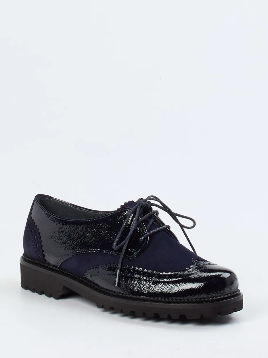 – Brogues aus Lackleder und Veloursleder*Christian Dietz Discount